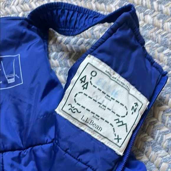 Kid’s LL Bean Blue Snow Bib Overall Snow Pants - Picture 3 of 6
